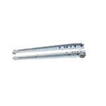 GLISIERA CU ROLE 450MM ALB EV-ALB450