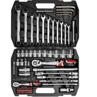 SET TUBULARE+ANTRENOR SI IMBUS77BUC,1/2" YT-3878