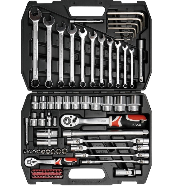 SET TUBULARE+ANTRENOR SI IMBUS77BUC,1/2" YT-3878