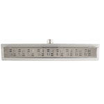 VEN-S507H RIGOLA DIN INOX STRIPES 500*70