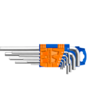WF-SET 9 CHEI IMBUS HEXAGONALE 1.5-10MM CRV